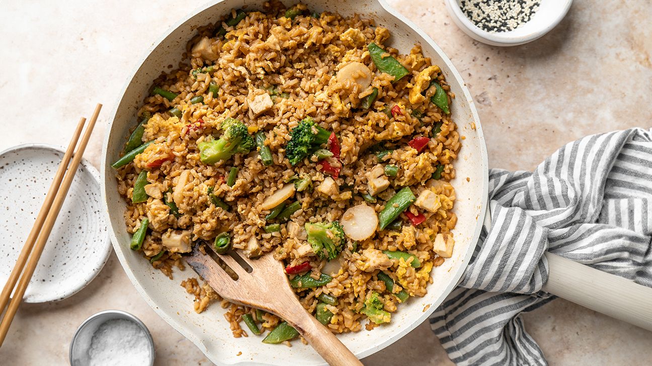 Easy chicken fried rice