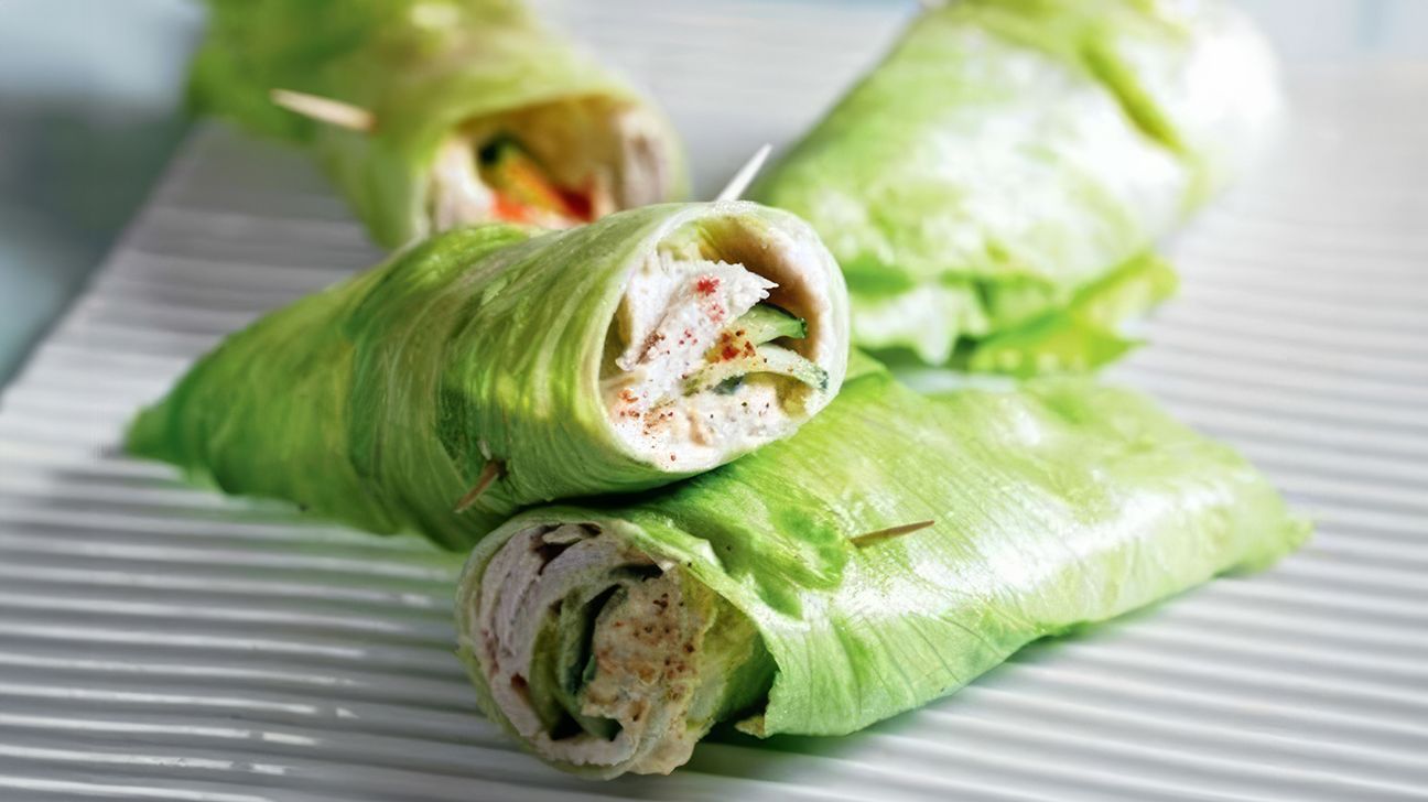 Chicken Lettuce Wraps with Sunflower Butter Sauce