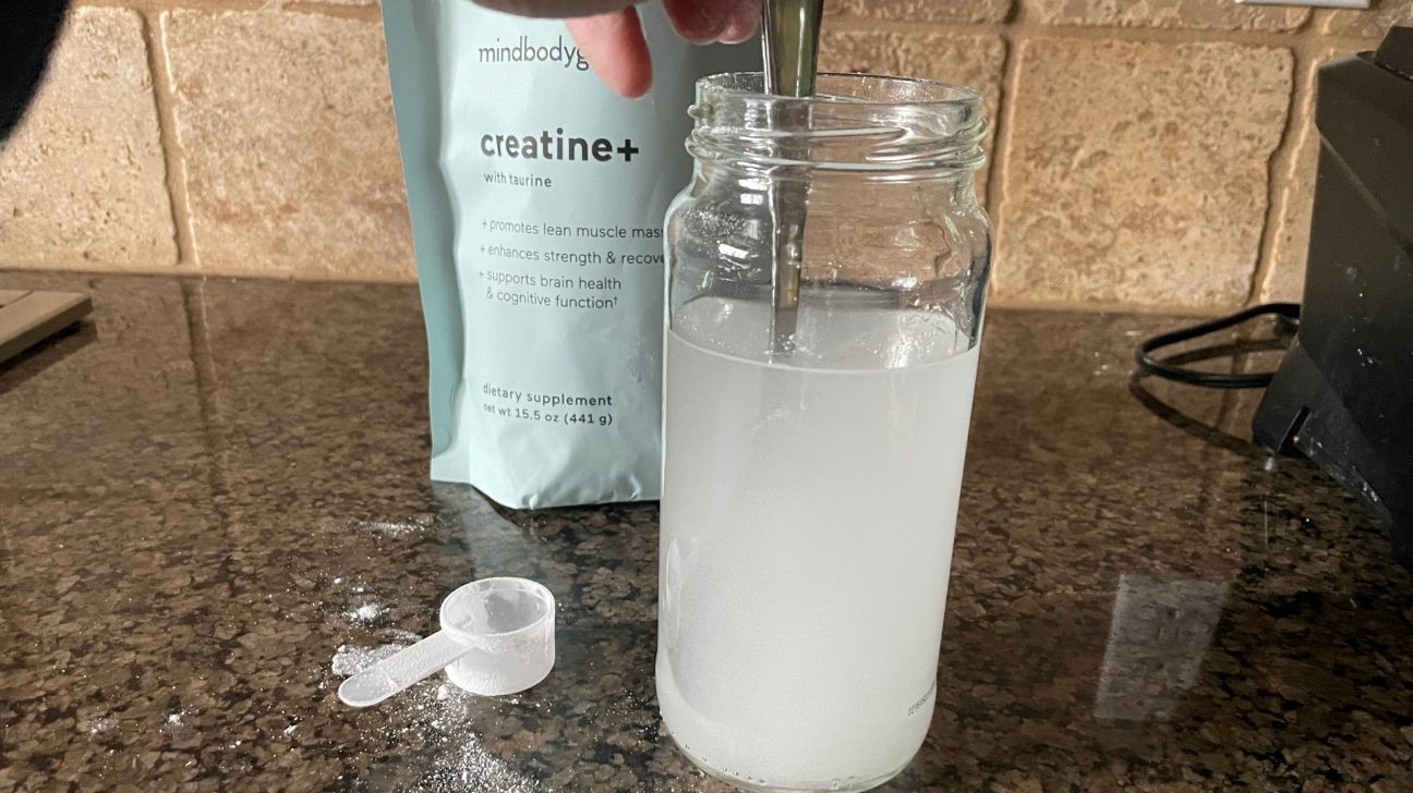 testing mindbodygreen's creatine powder
