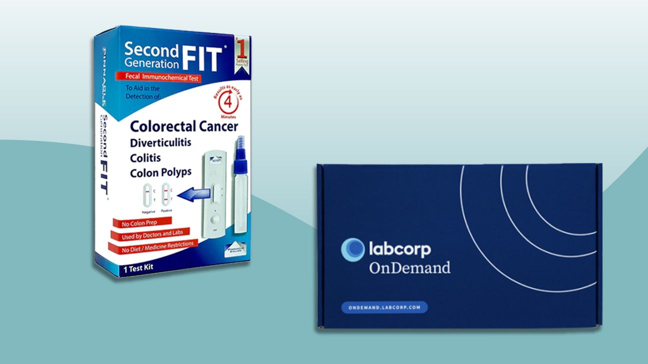 Two of the best PSA tests on a light blue background.