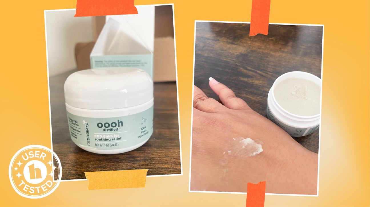 Photos taken by our CBD tester of CBDistillery CBD Balm.
