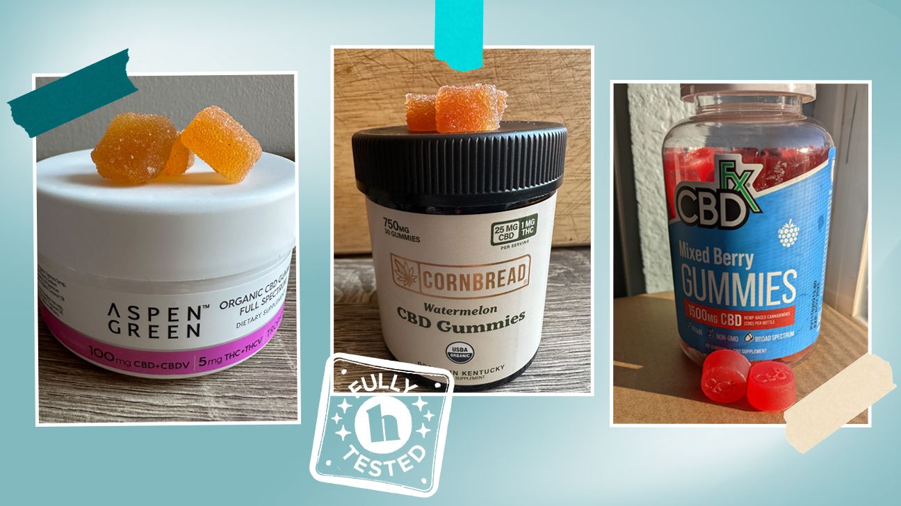 tester photos of CBD products from the best cbd brands, including Cornbread Hemp, Aspen Green, and CBDfx
