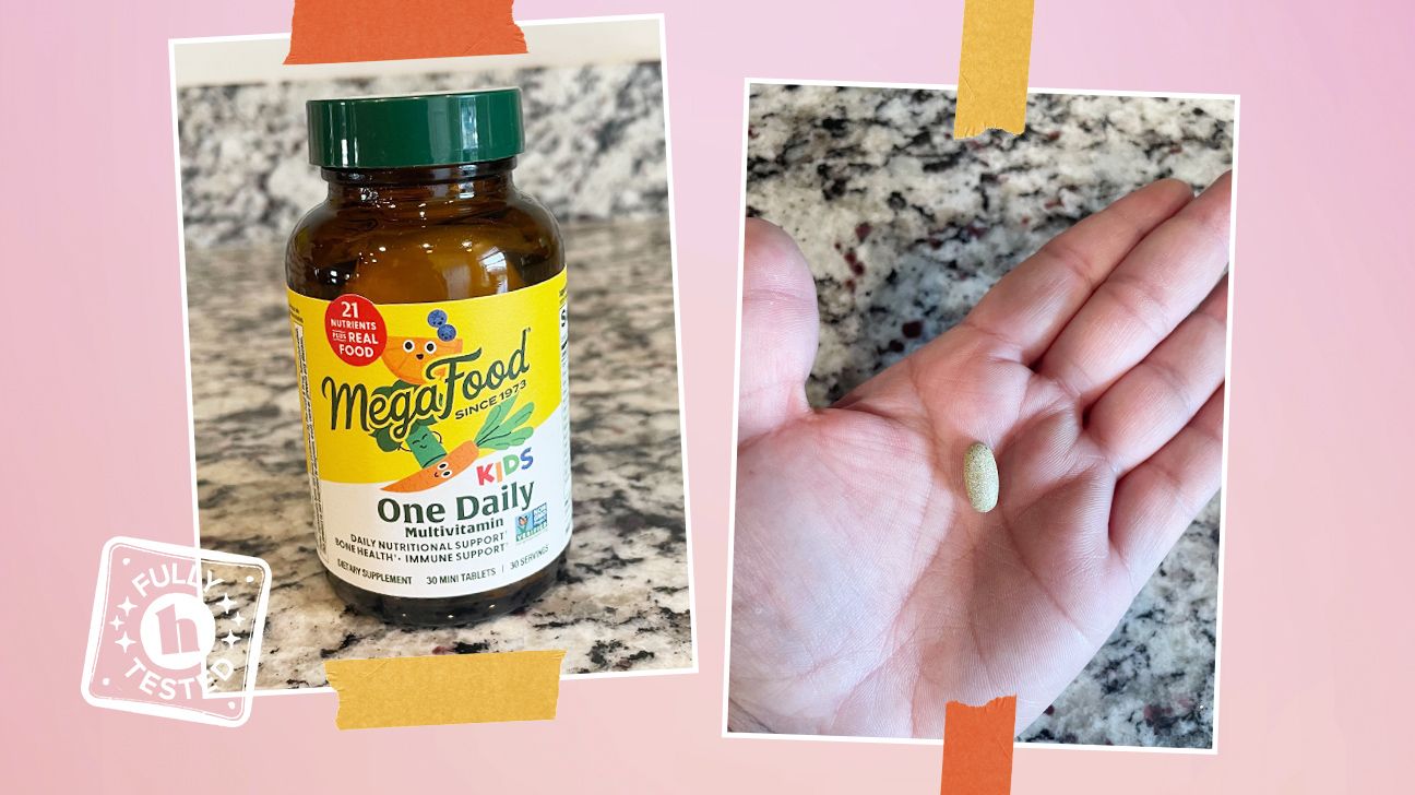 A Healthline tester's photos of MegaFood Kids Daily Multivitamin