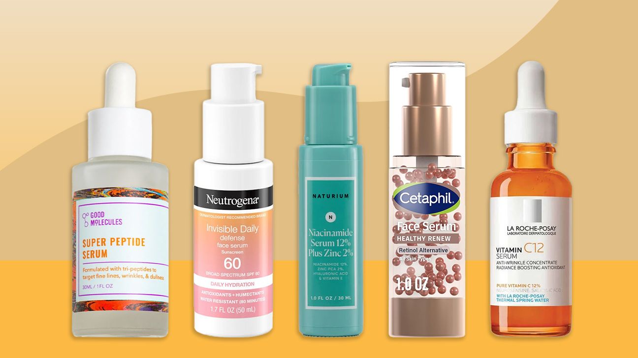 five of our picks for the best anti-aging serums: good molecules, neutrogena, naturium, cetaphil, and la roche posay are 5 of the 7 products we chose