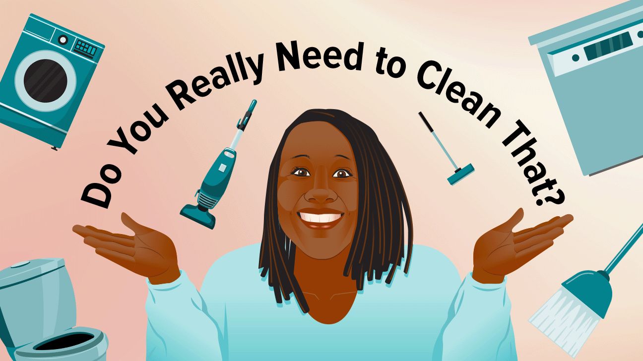 Tester and editor Kristin Currin asking if we need to clean that