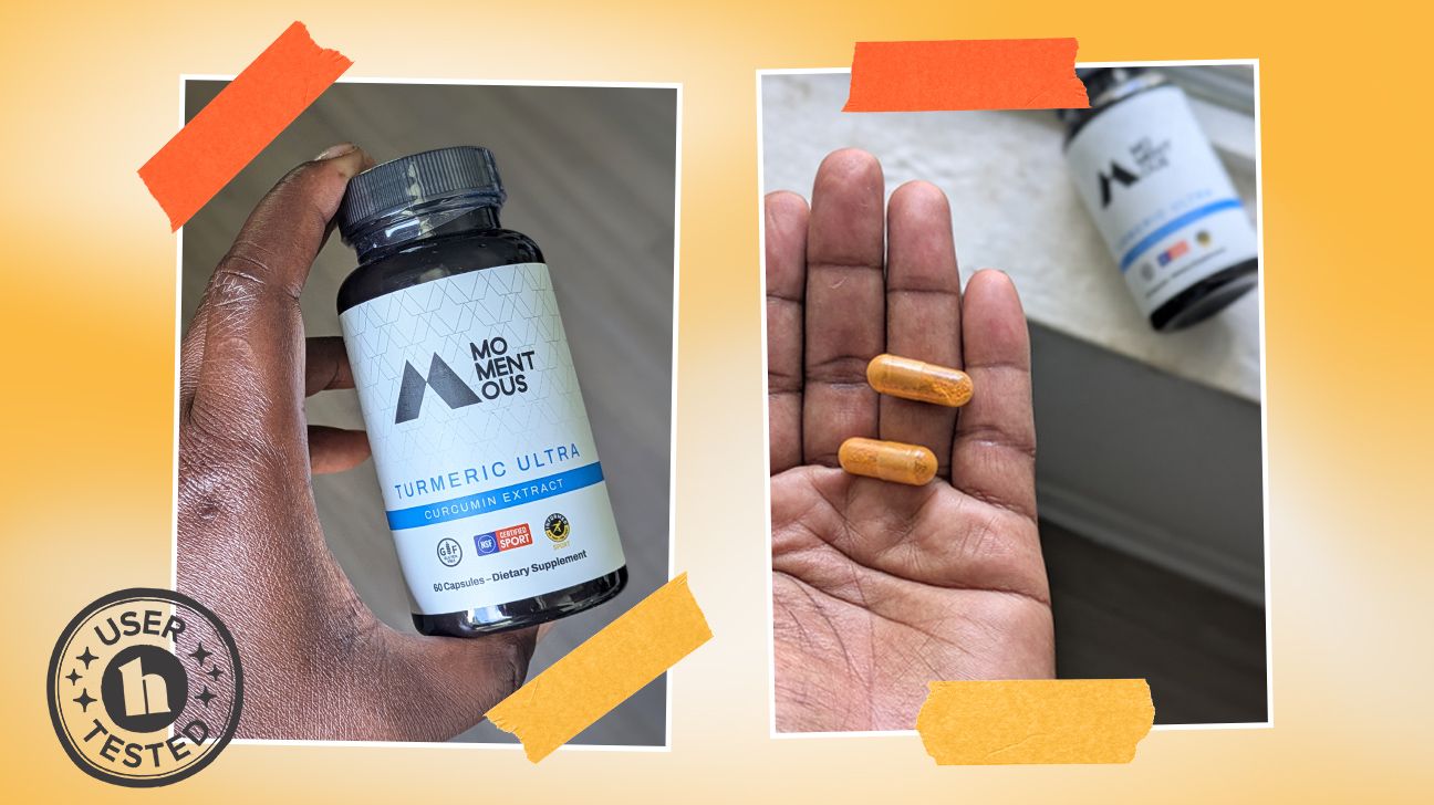 Tester images of Momentous Turmeric supplement
