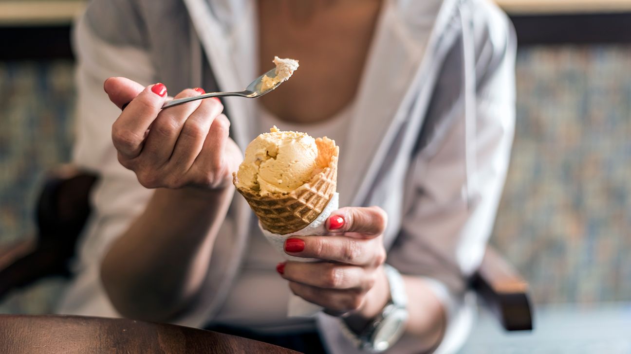 ice cream cone and diabetes