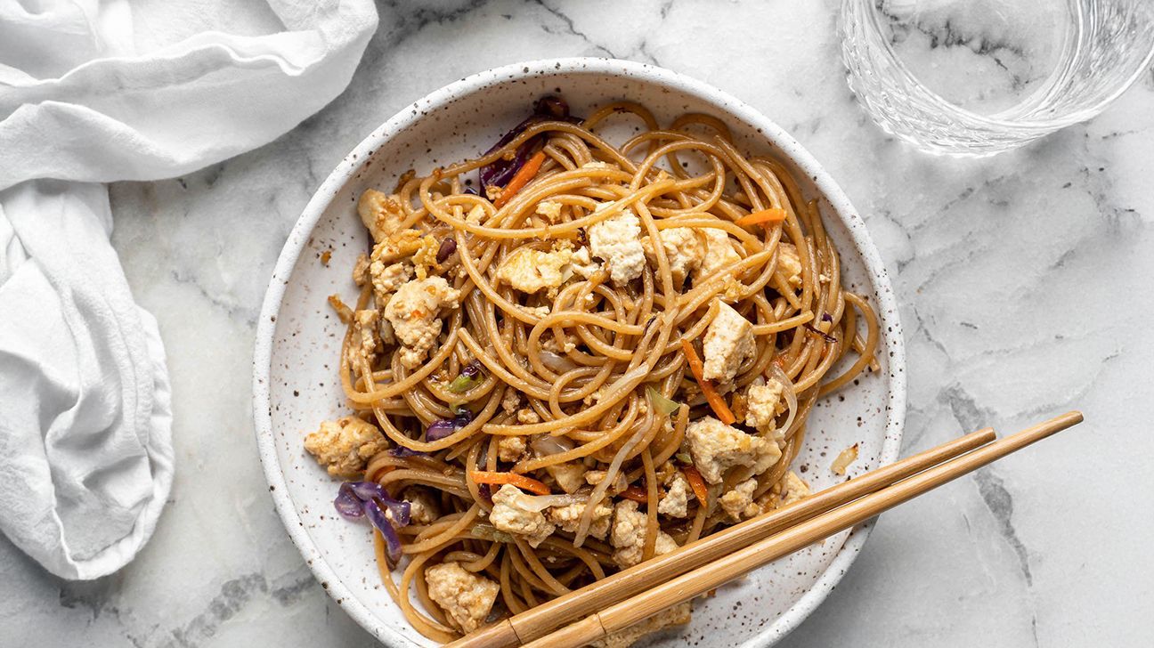 Teriyaki stir-fry with tofu