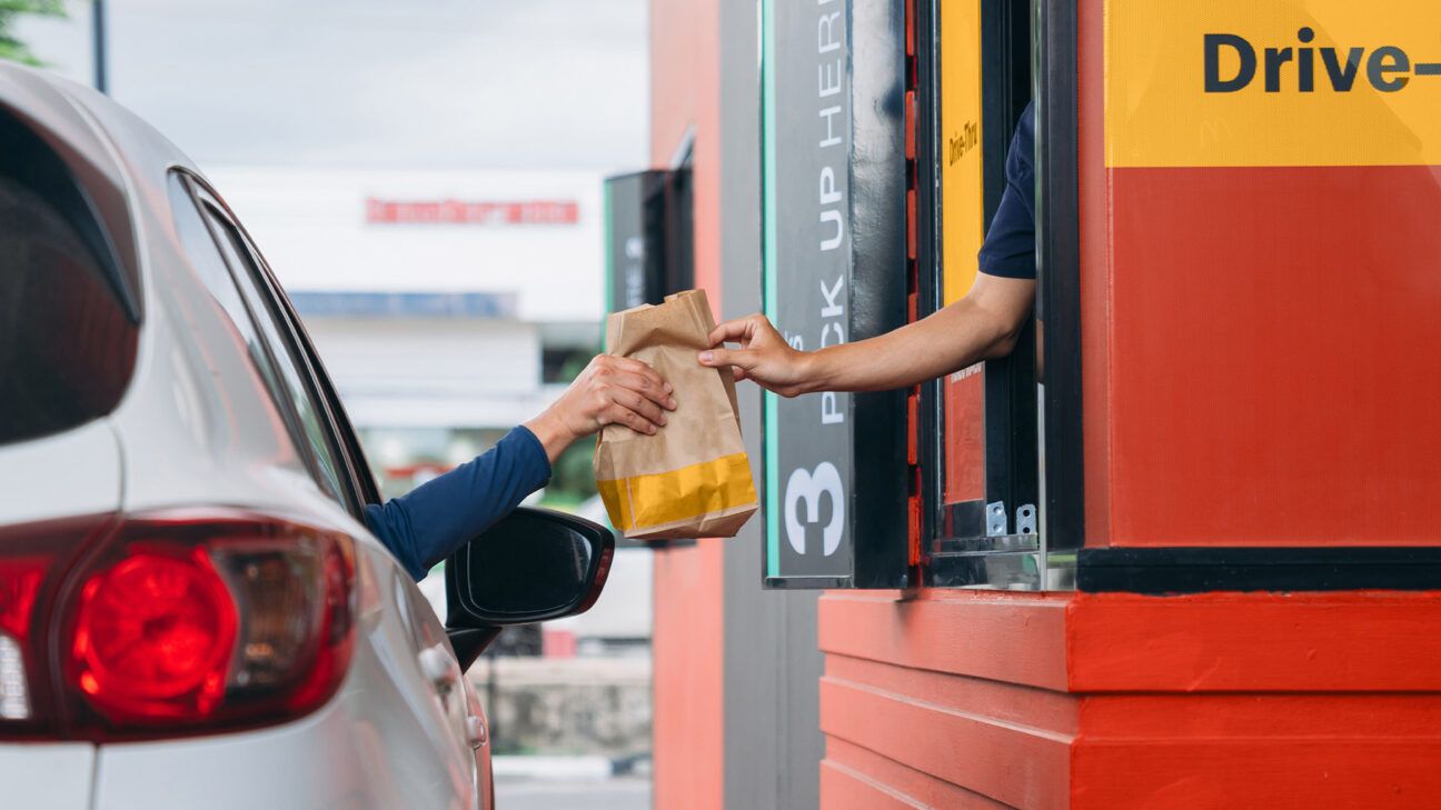 Fast food drive thru