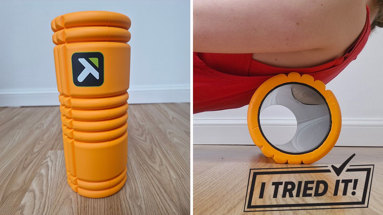 TriggerPoint Grid foam roller tester review photos by Alice Porter-McLaughlin