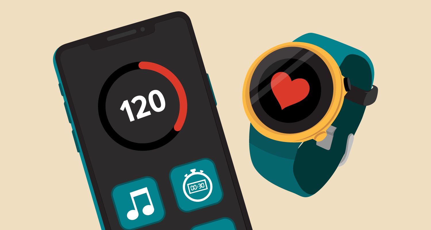 phone and watch tracking health information