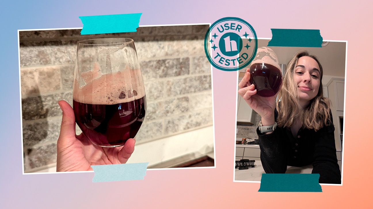 Healthline editor testing the sleep mocktail trend