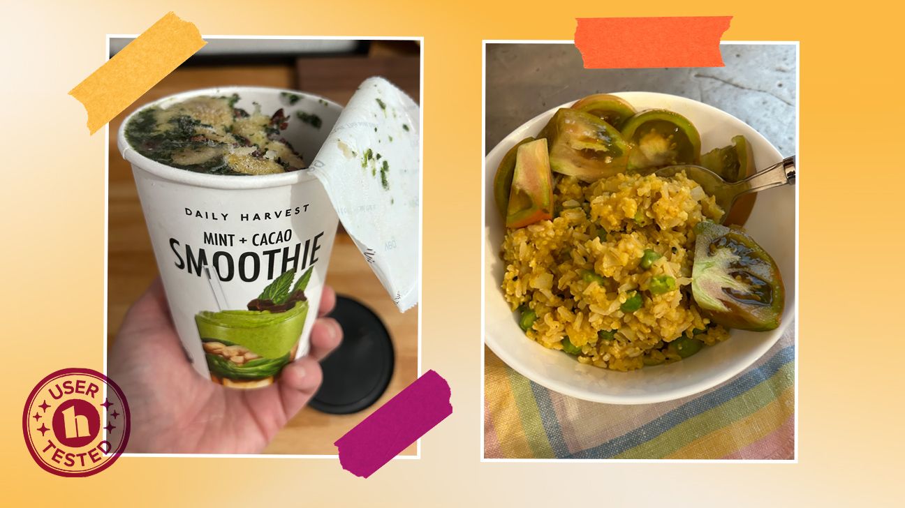 Smoothies and meal by Daily Harvest photos courtesy of Anne Arntson