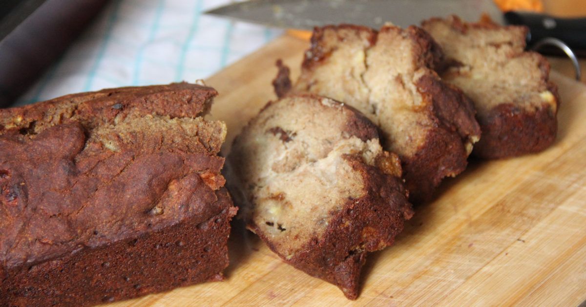 Vegan Banana Bread Recipe with No Added Sugar