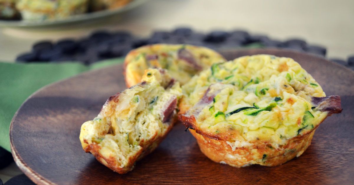 GlutenFree ZucchiniBacon Egg Muffins