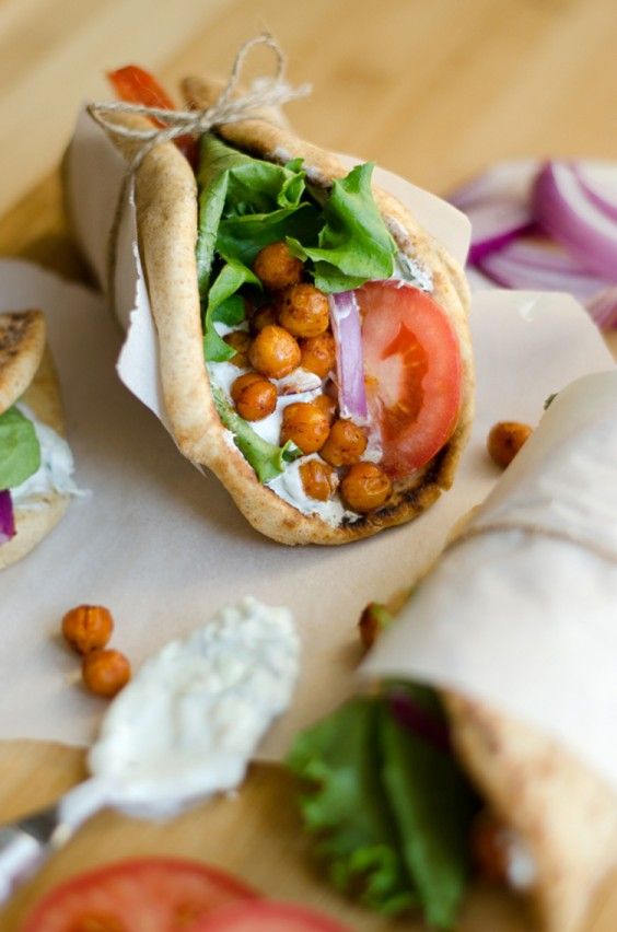 Lunch Ideas: Roasted Chickpea Gyro Wrap Recipes