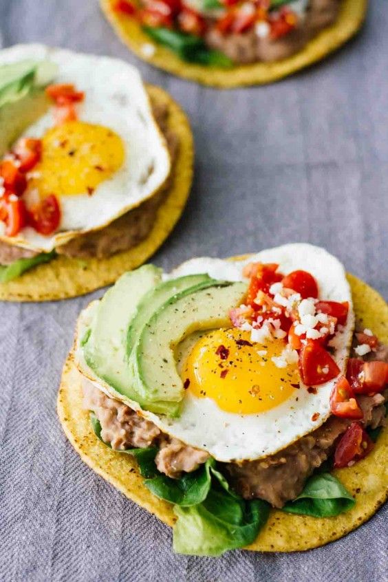 1. 10-Minute Huevos Rancheros Breakfast Tostadas