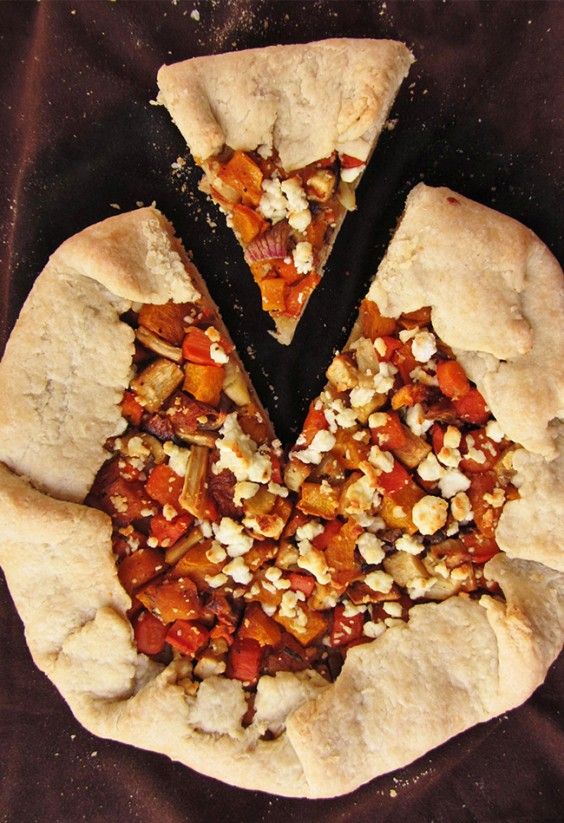 roasted veggie galette