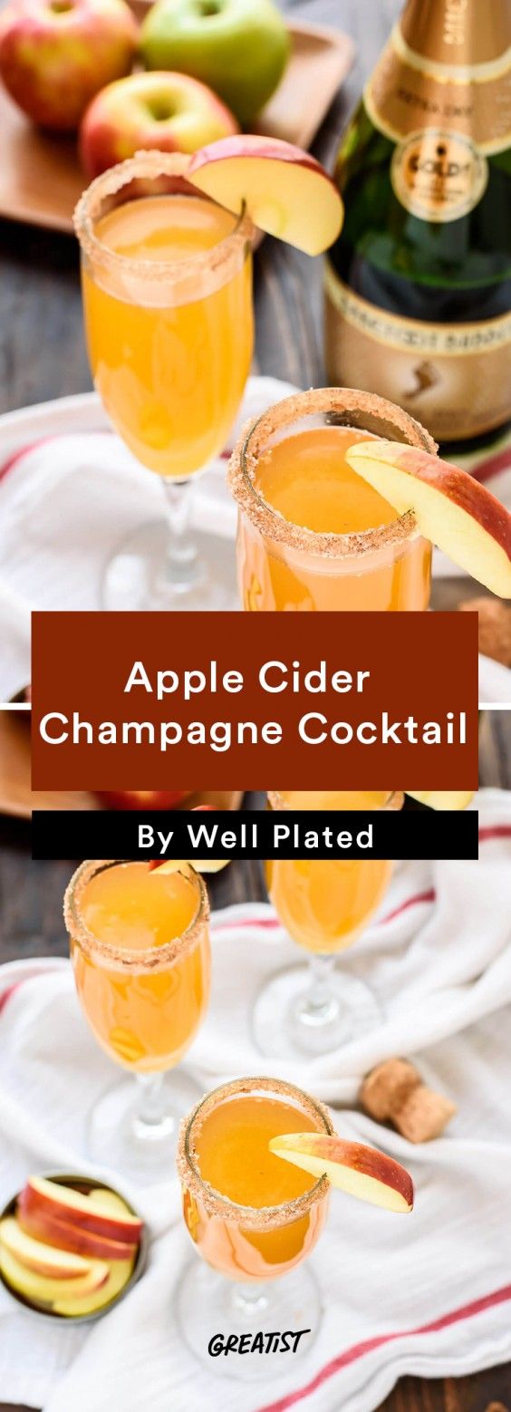 Apple Cider Champagne Cocktail Recipe