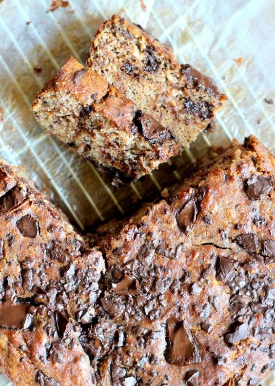 Paleo Chocolate Chunk Banana Bread