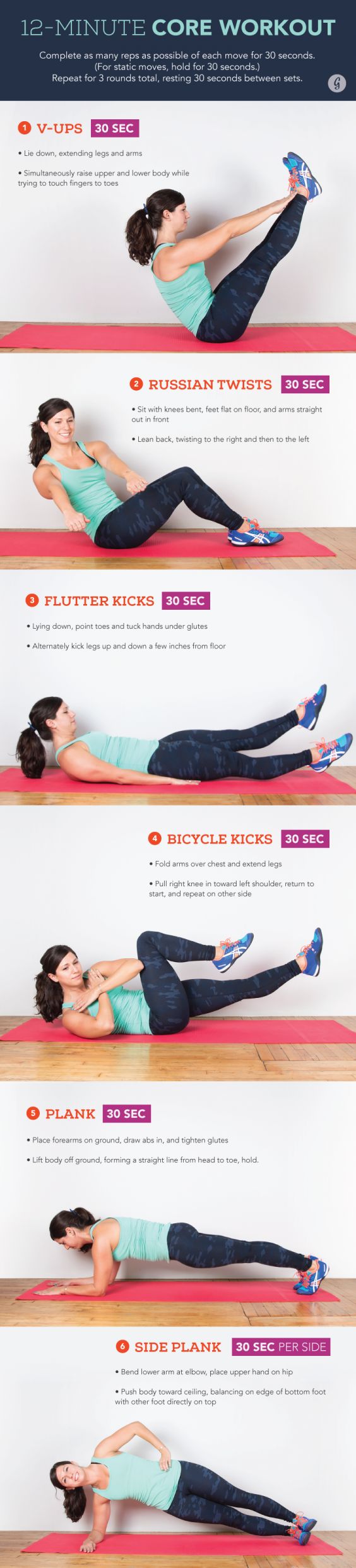  Bodyweight Exercises For Women - Core Workout eBook
