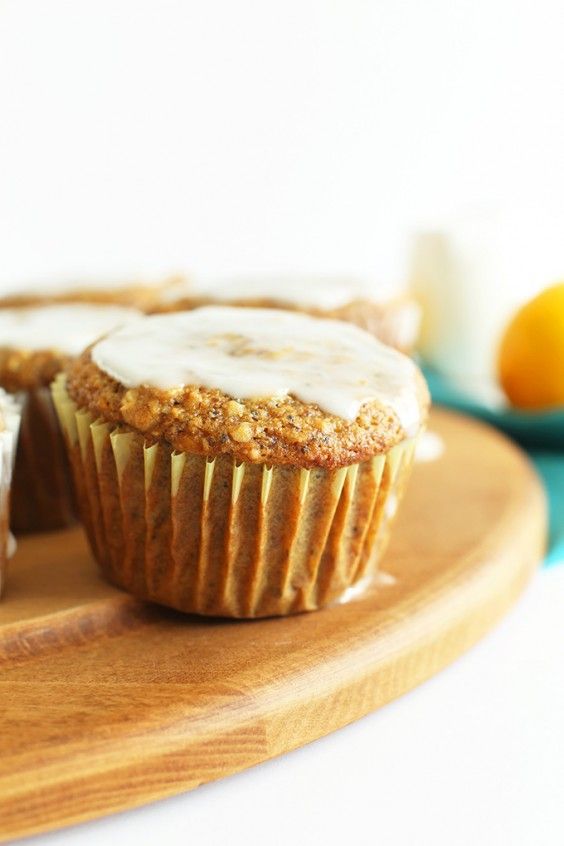 1. Vegan Meyer Lemon Poppy Seed Muffins