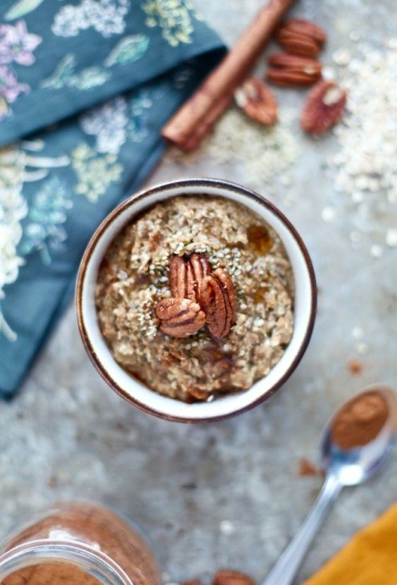 1. Protein-Packed Hemp and Maple Pecan Oatmeal