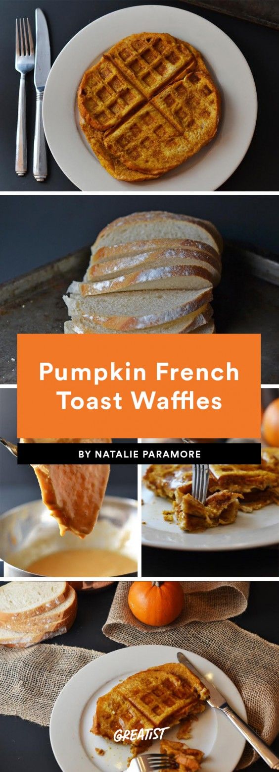 Pumpkin French Toast Waffles