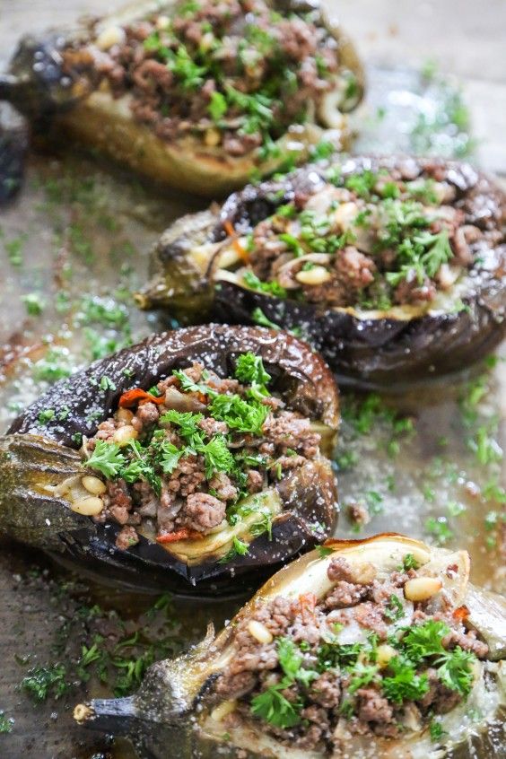 Low-Carb Recipes: Stuffed Baby Eggplants