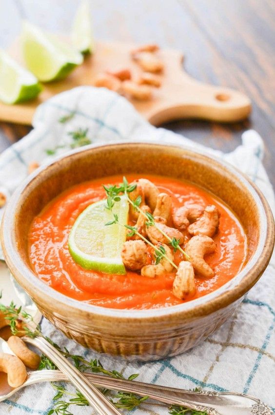 Low FODMAP Tomato Carrot Soup - A Saucy Kitchen