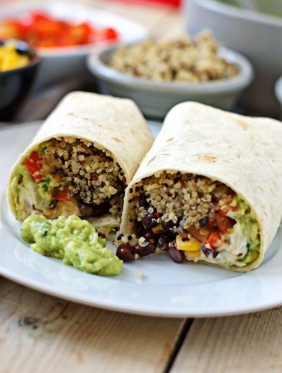 Lunch Ideas: Mexican Quinoa Wraps