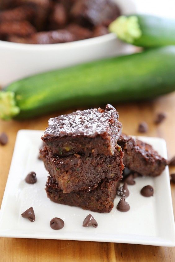 flourless zucchini chocolate brownies