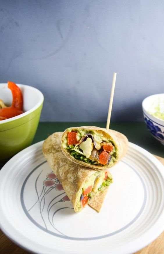 Lunch Ideas: Roasted Vegetable Avocado