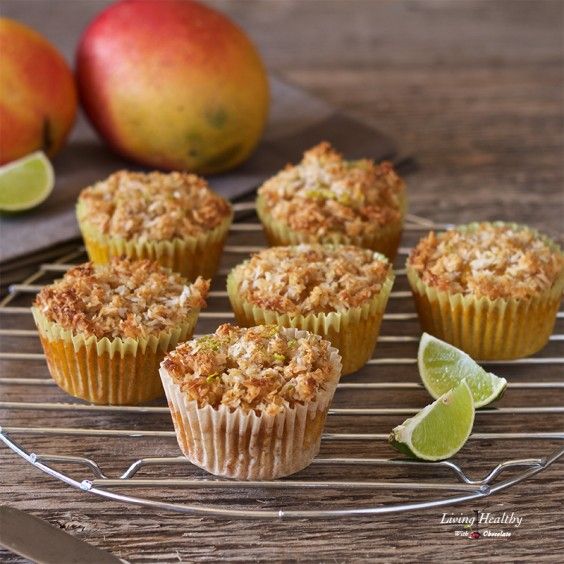 4. Mango Muffins With Coconut-Lime Streusel (Paleo, Gluten-Free)