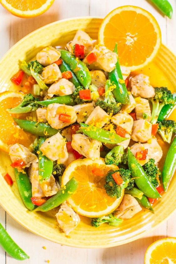 5. One-Skillet Orange Chicken With Vegetables