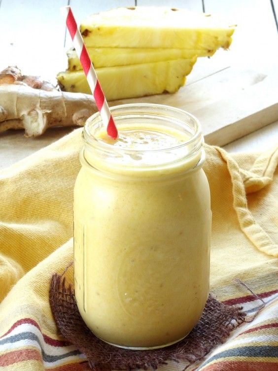 Turmeric Ginger Colada Smoothie Recipe