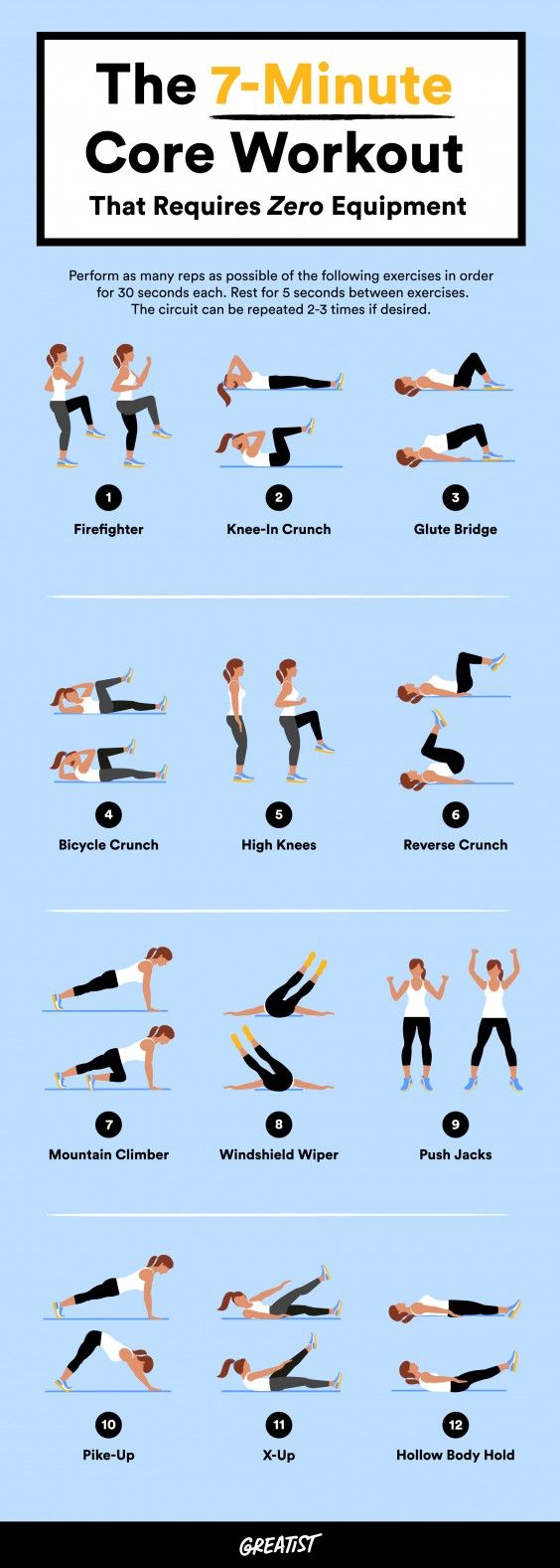 30 Minute ABSolute ABS and Core Workout at Home