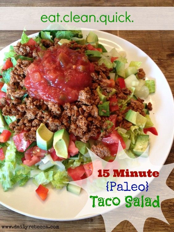 7. Paleo Taco Salad