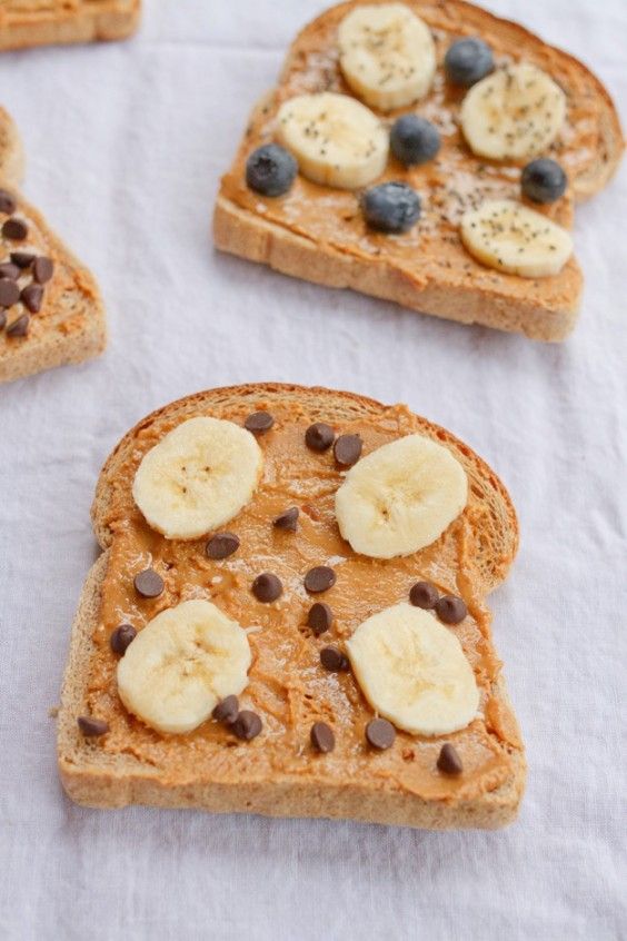 peanut butter toast four ways