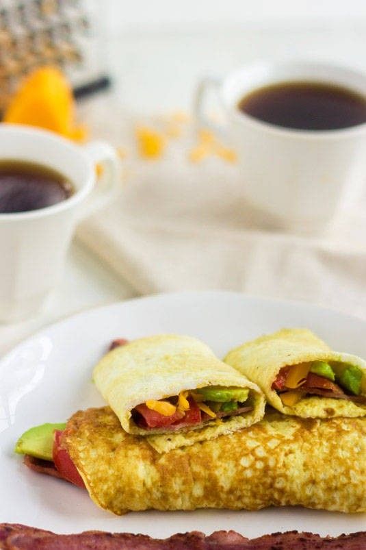 breakfast wraps with eggs