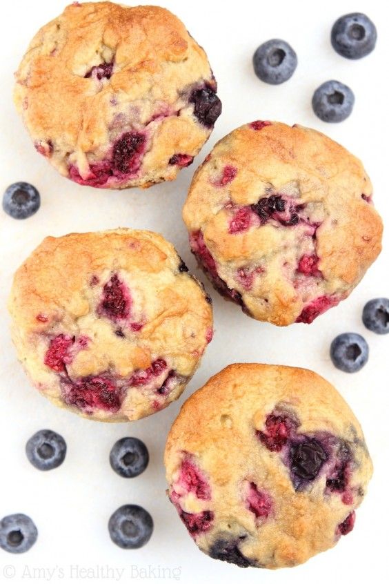 Maple recipes: Maple Mixed Berry Muffins