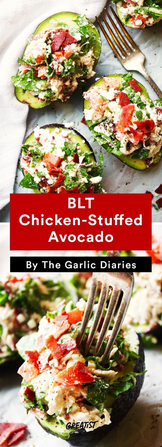 Best BLT Stuffed Avocados - BLT Stuffed Avocado Recipe