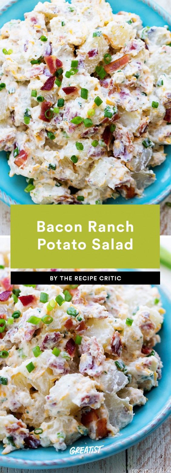 2. Bacon Ranch Potato Salad
