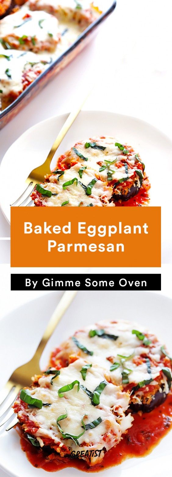 one tray veg din: eggplant parm