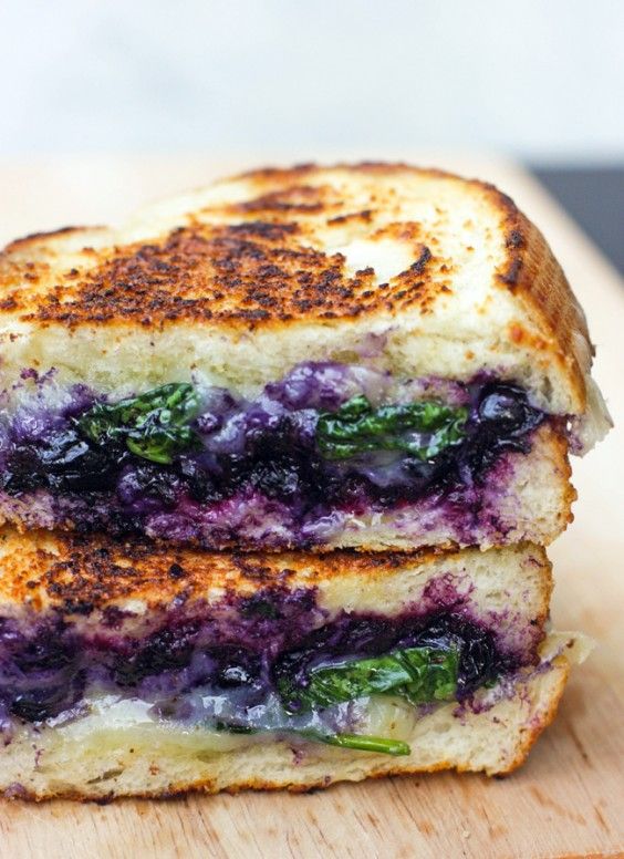 1. Balsamic Blueberry Grilled Cheese