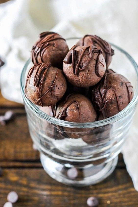 7. Black Bean Chocolate Protein Balls