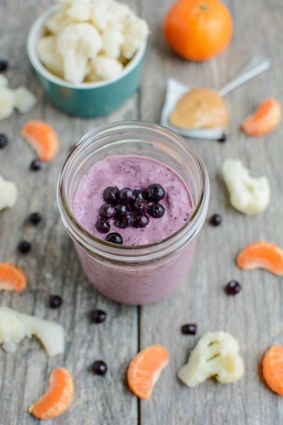 31. Blueberry Cauliflower Smoothie