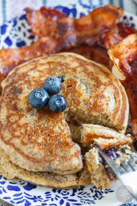 Cooking For Two: Blueberry Peanut Butter Pancakes Recipe