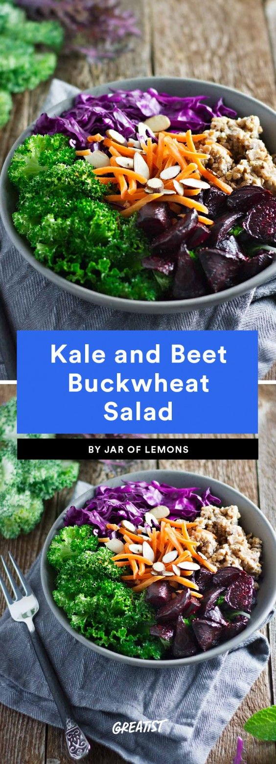 Kale and Beet Buckwheat Salad