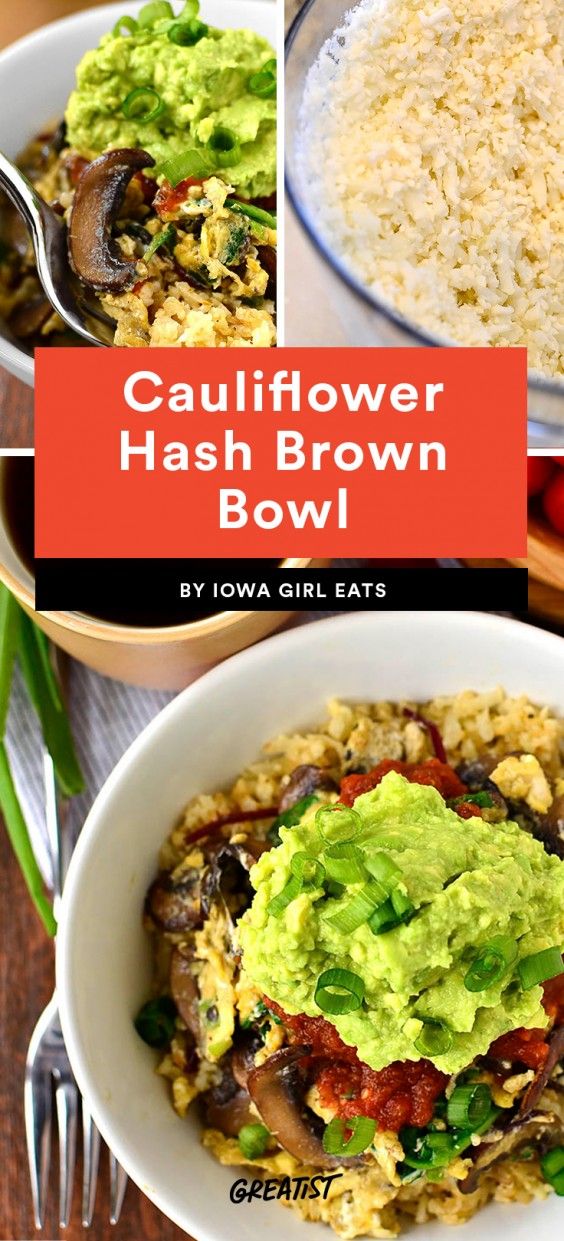 Cauliflower Hash Brown Bowl
